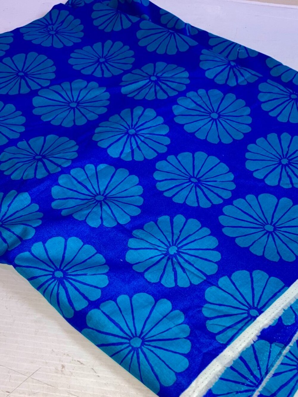 Kaffe Fassett PWGP183 Damask Flower Blue Fabric 288" x 42" Approx 9.3yds